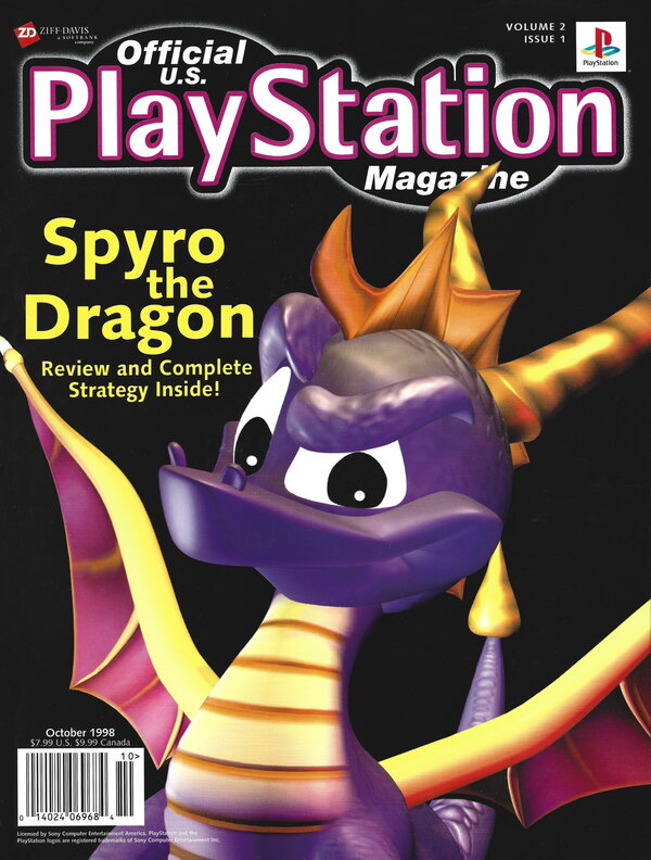 Official U.S. PlayStation Magazine Issue 013 (October 1998) cover